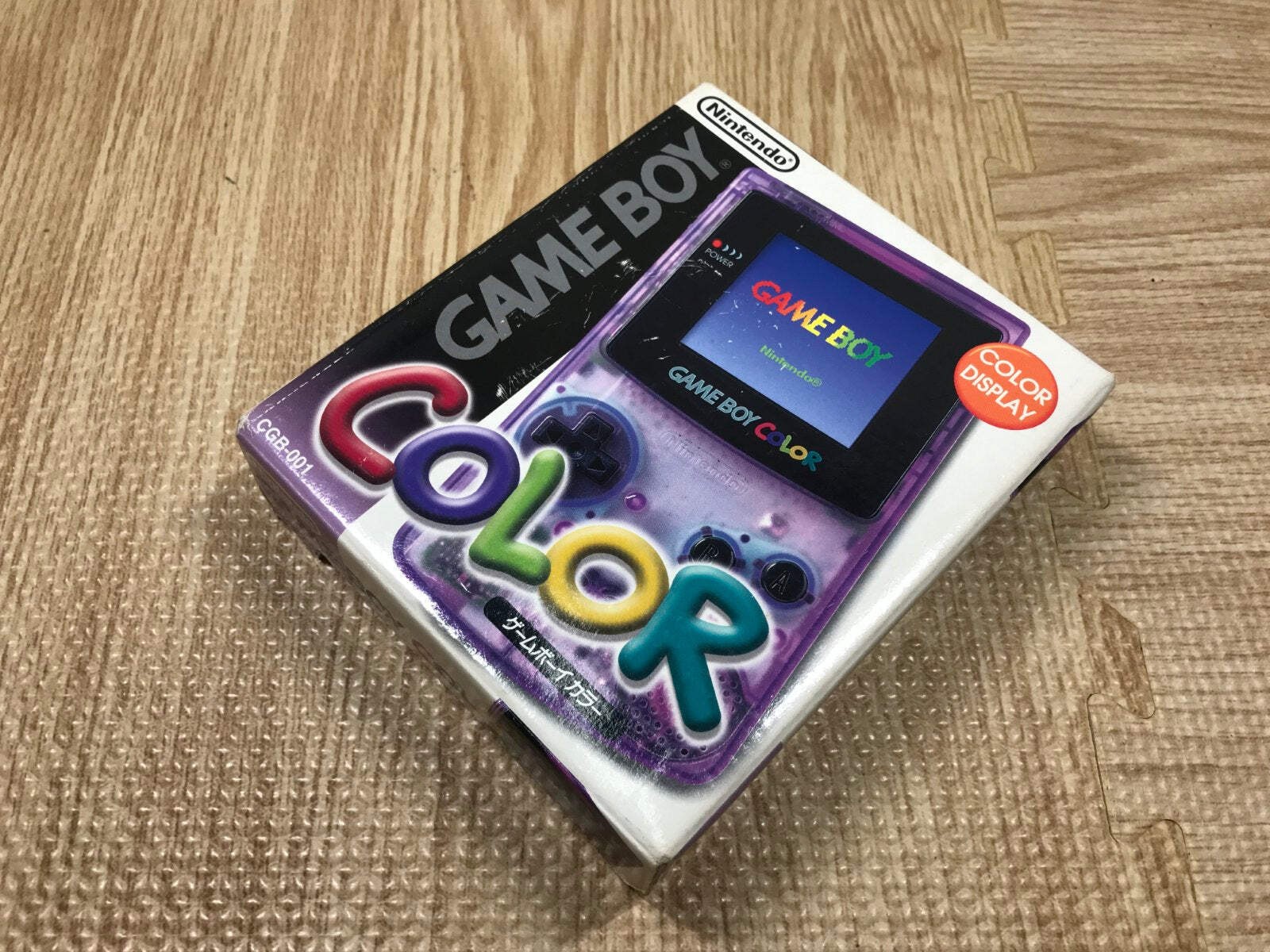 GameBoy Color Clear Purple Console Boxed Nintendo Japan – Tested Working LG9228