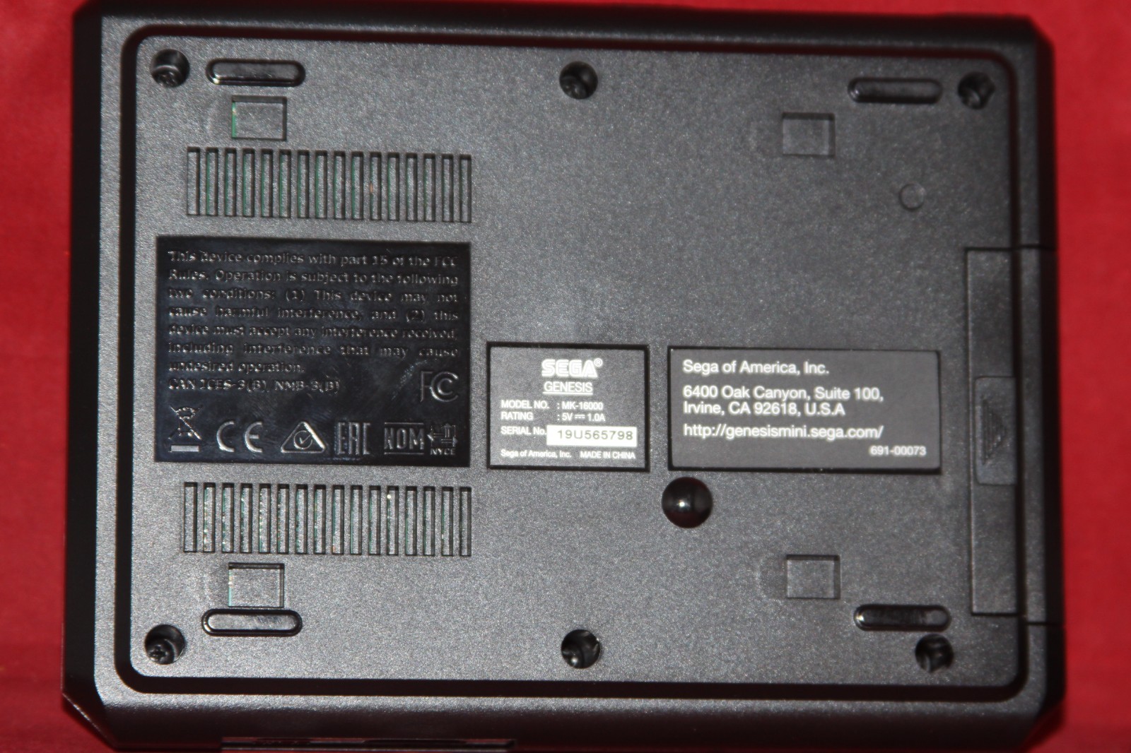 Sega Genesis Mini, Game Console 16 Bit, 42 Games (MK-16000)