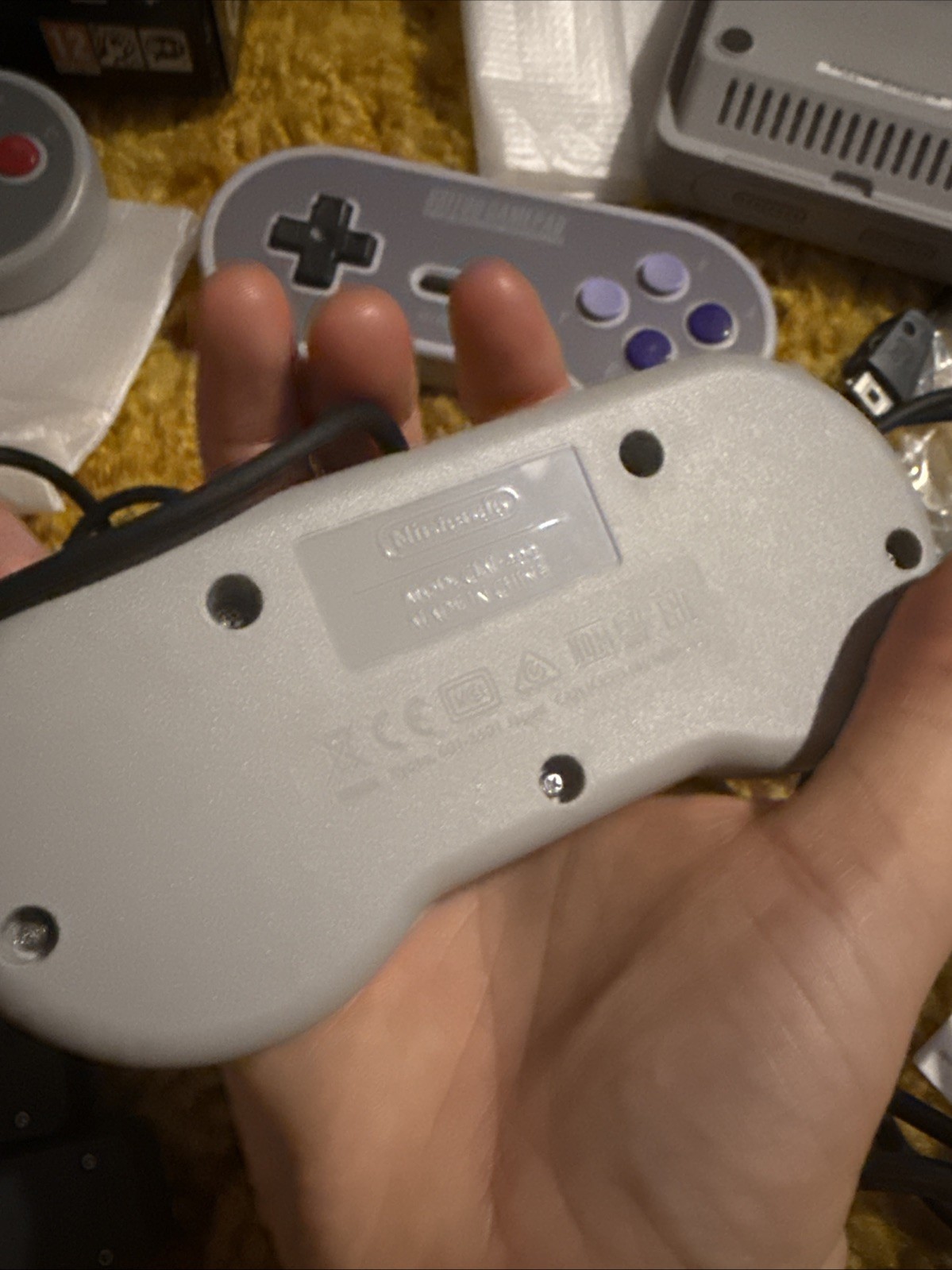 Super Nintendo Super Famicom Edition Classic Mini w/ Box 8bitdo Controllers *Mod