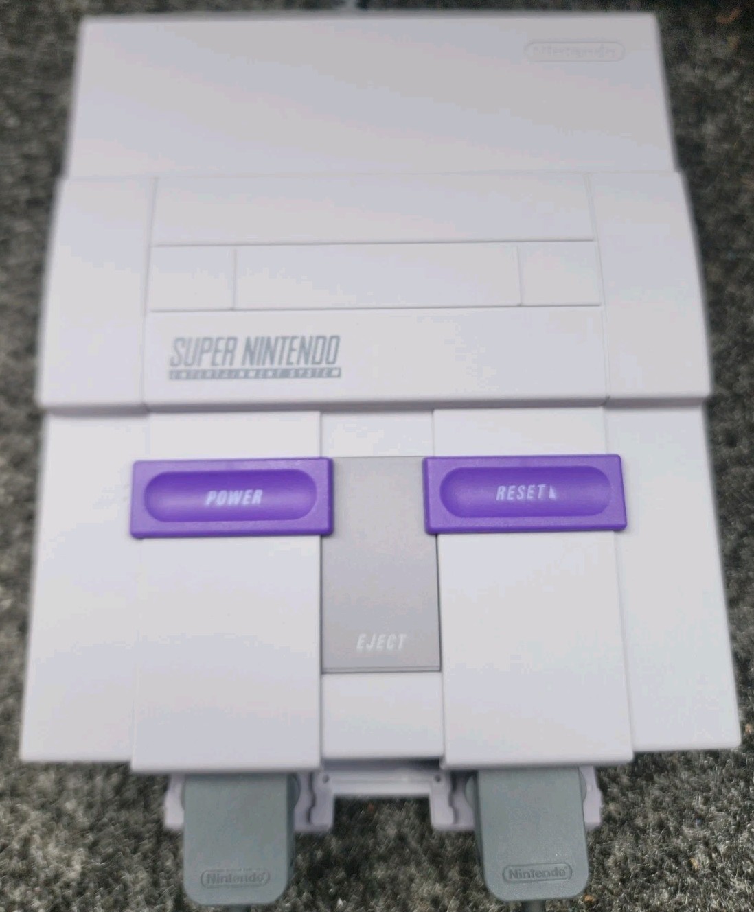 Nintendo Super NES Classic Edition Mini Console CLV-201 with 2 Controllers Gray