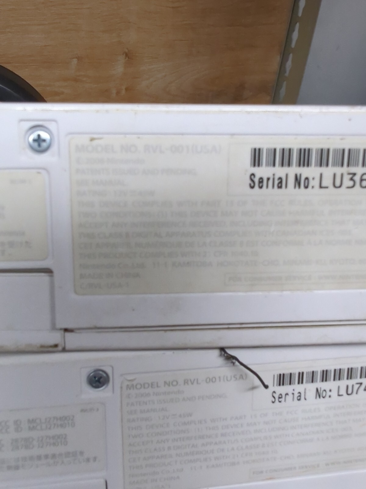 Nintendo Wii System Console White Works Error Pops Up When Disc Is Inserted