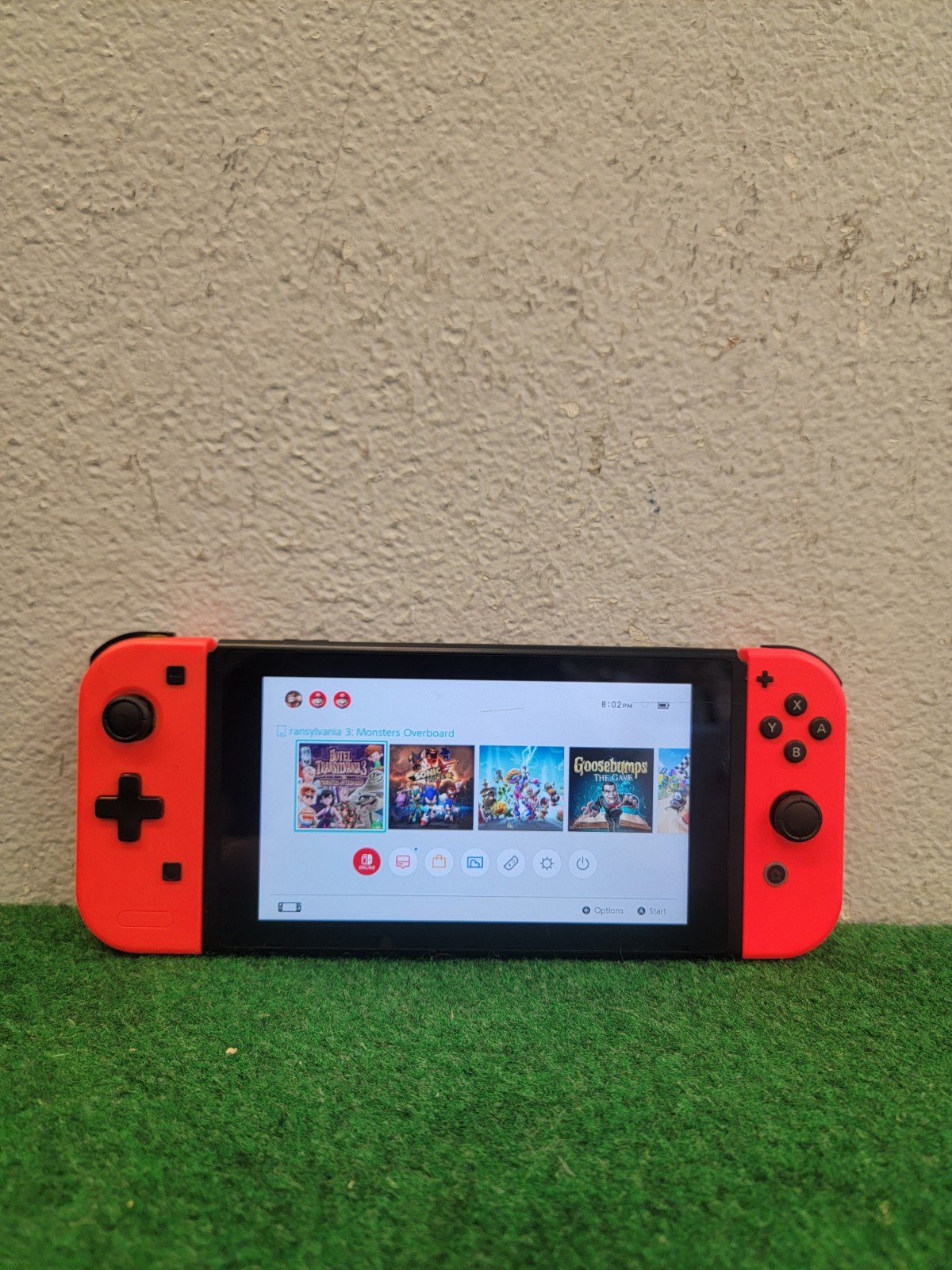 Nintendo Switch Console + Charger & Stand Red HAC-001-01