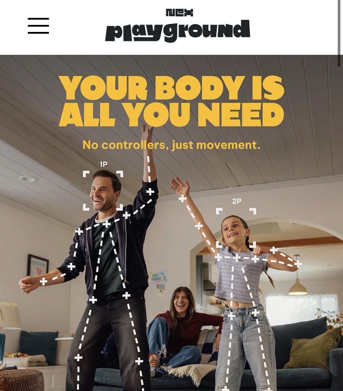 Nex Playground Motion Tracking KidSAFE COPPA Certified Home Console HDMI