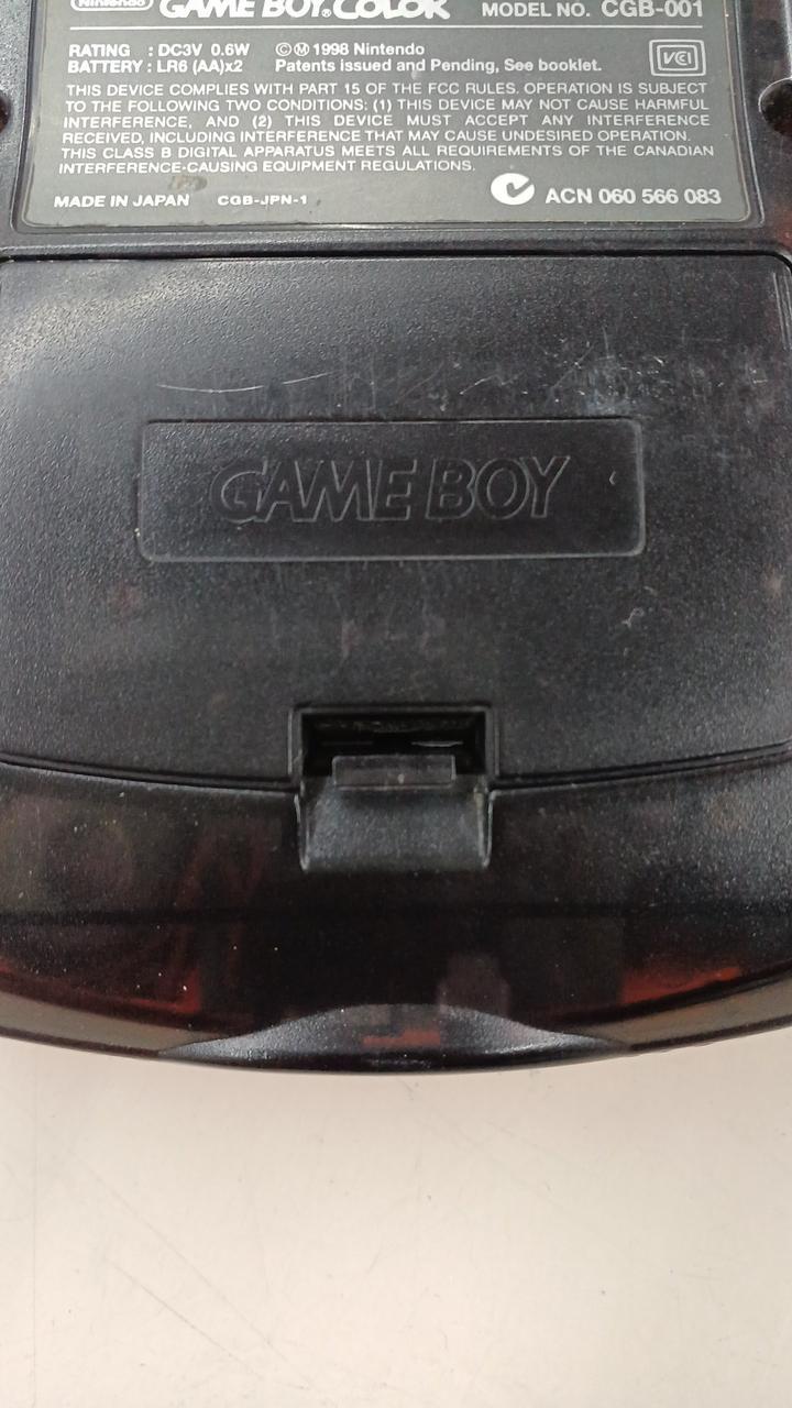 Nintendo Game Boy Color Console Limited Edition Daiei Clear Orange Black