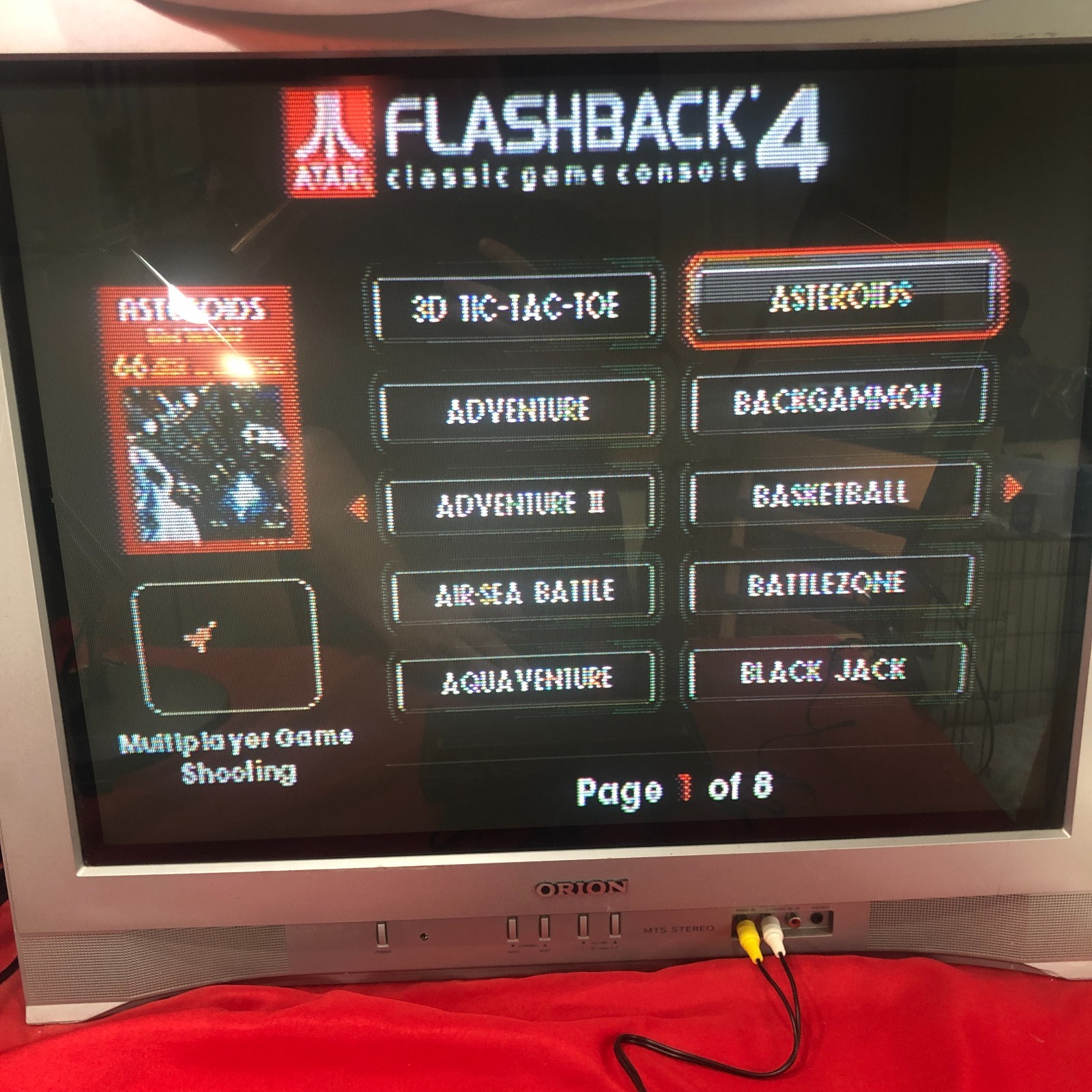 Atari Flashback 4 game console 75 games 2 controllers – VIDEO OF IT WORKING!
