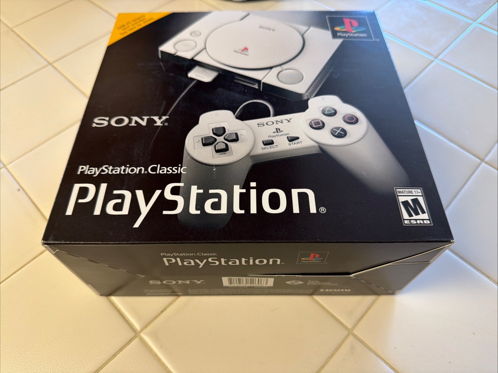 Sony PlayStation Classic Mini – 20 Classic Games Preloaded – NEW / SEALED