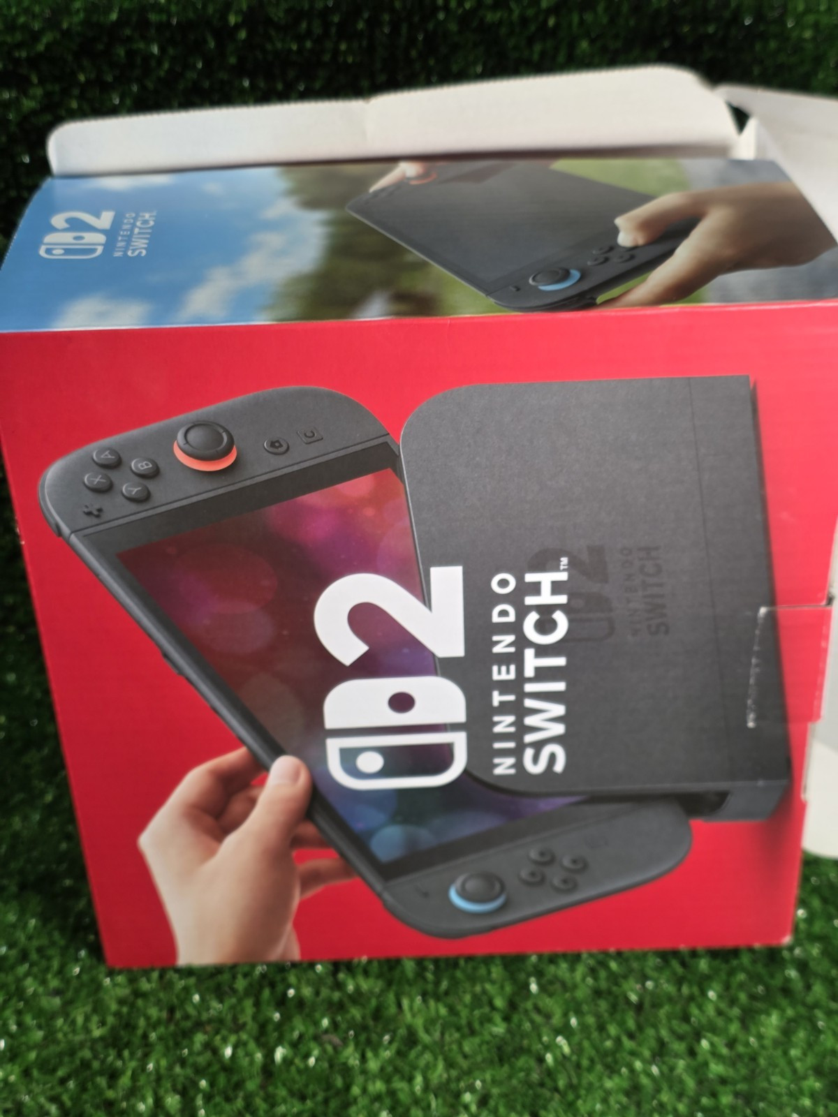 Nintendo Switch 2 Handheld Console Black Retail Box red white box only