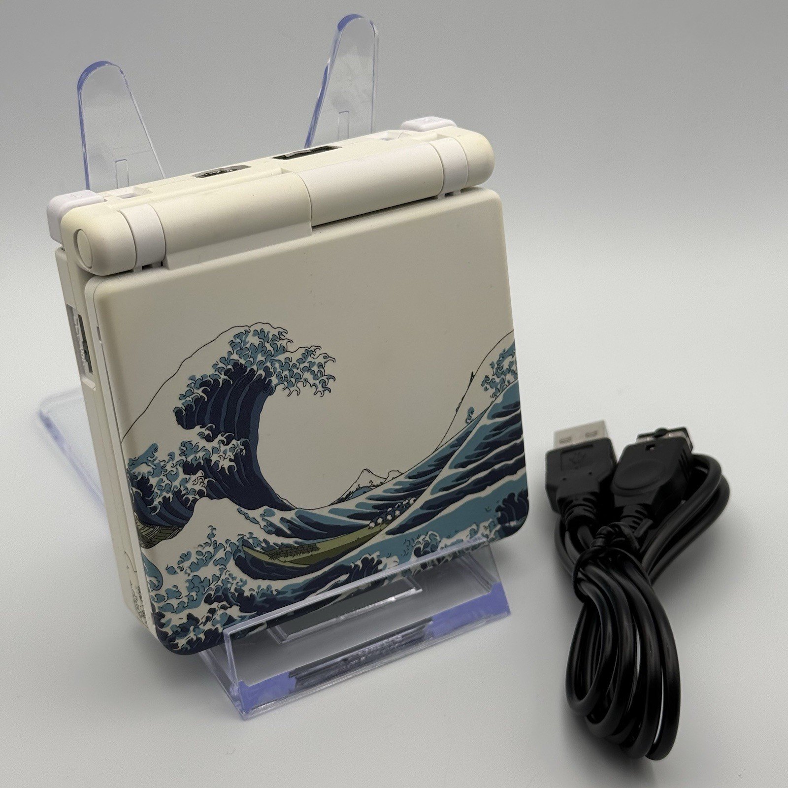 Nintendo Gameboy Advance SP GBA IPS V2 Backlight LCD Console – Great Wave White