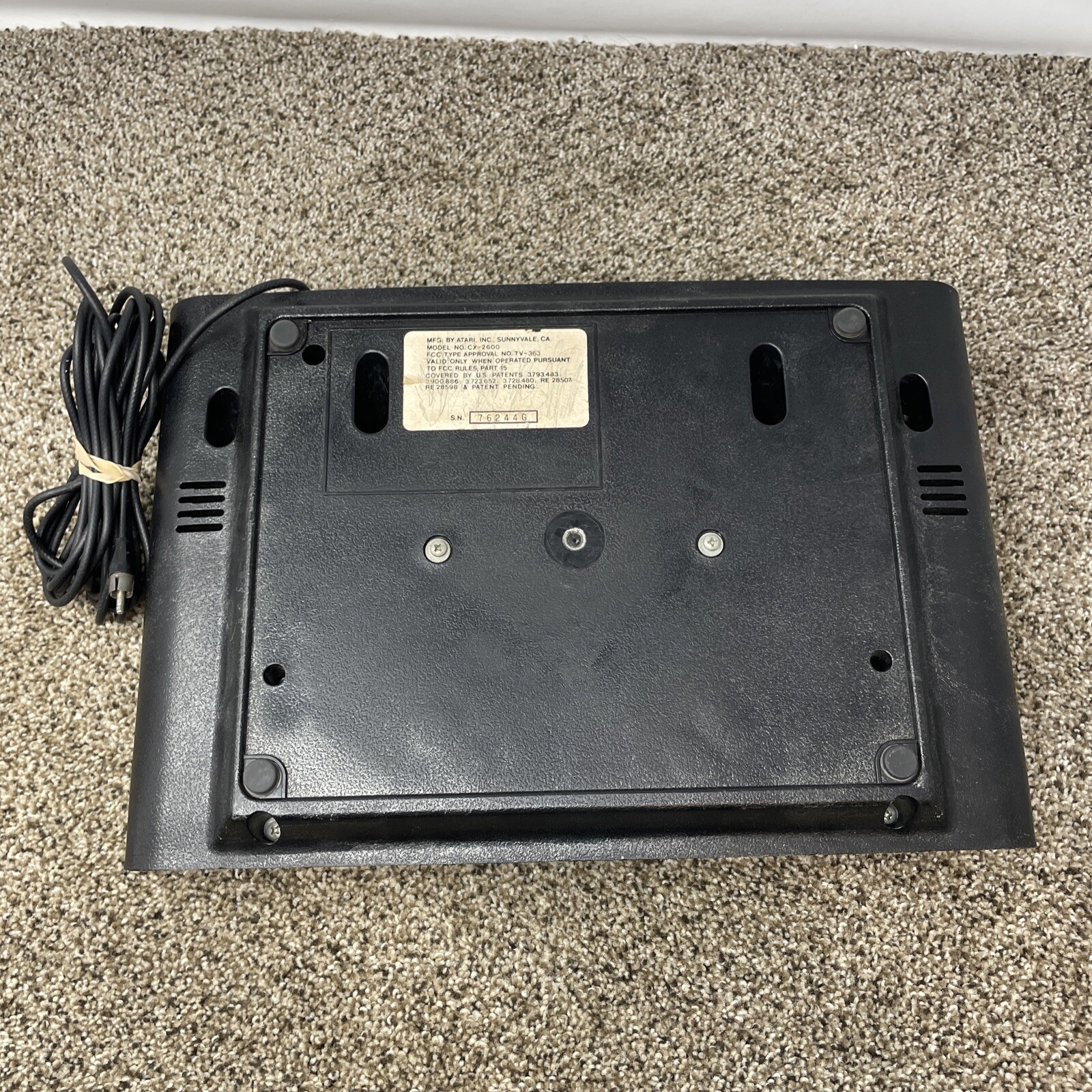 Atari CX2600 ‘Heavy Sixer’ Six Switch Console Sunnyvale RARE 2600 WORKING