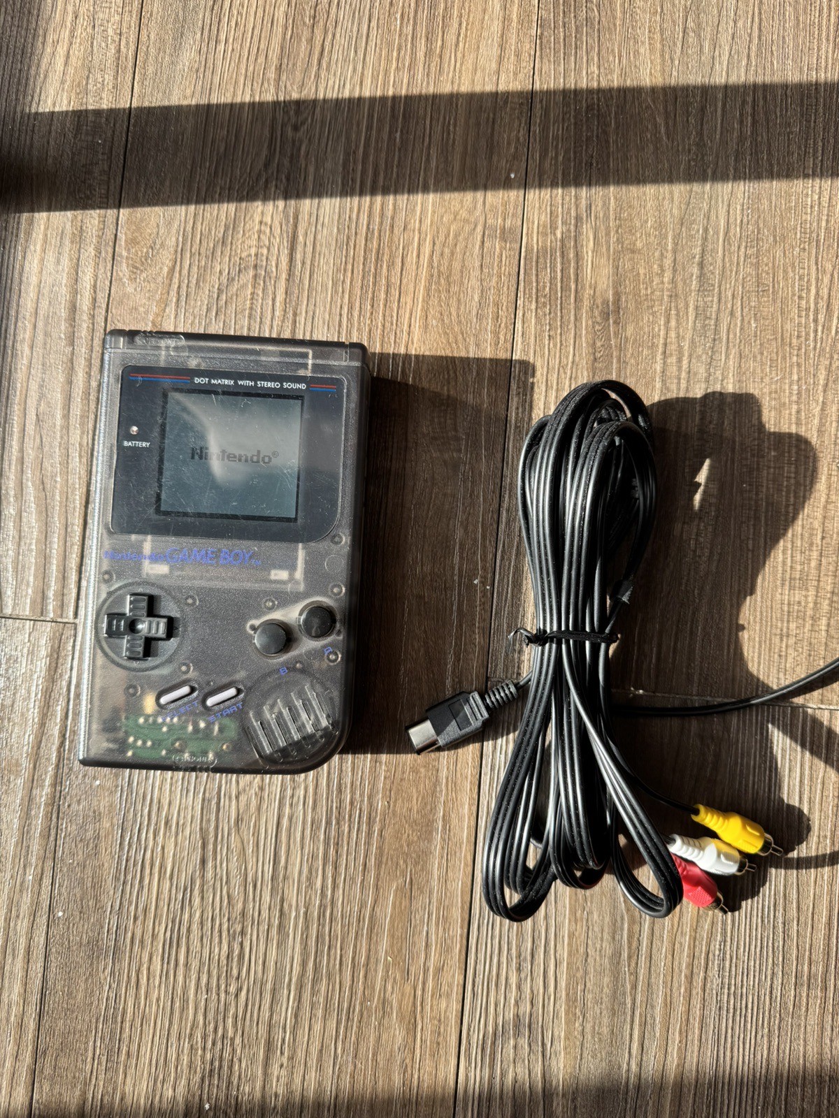 Clear Transparent Black Nintendo Gameboy IPS Screen With Tv Output