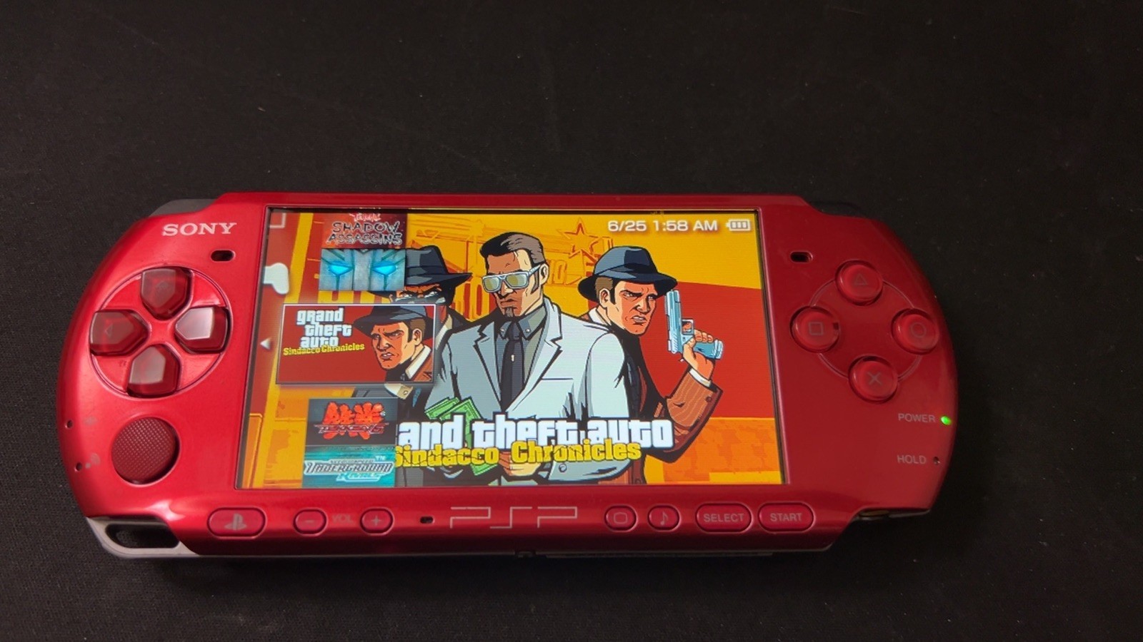 Sony PSP 3000 Handheld Console Red Please Read Description ￼