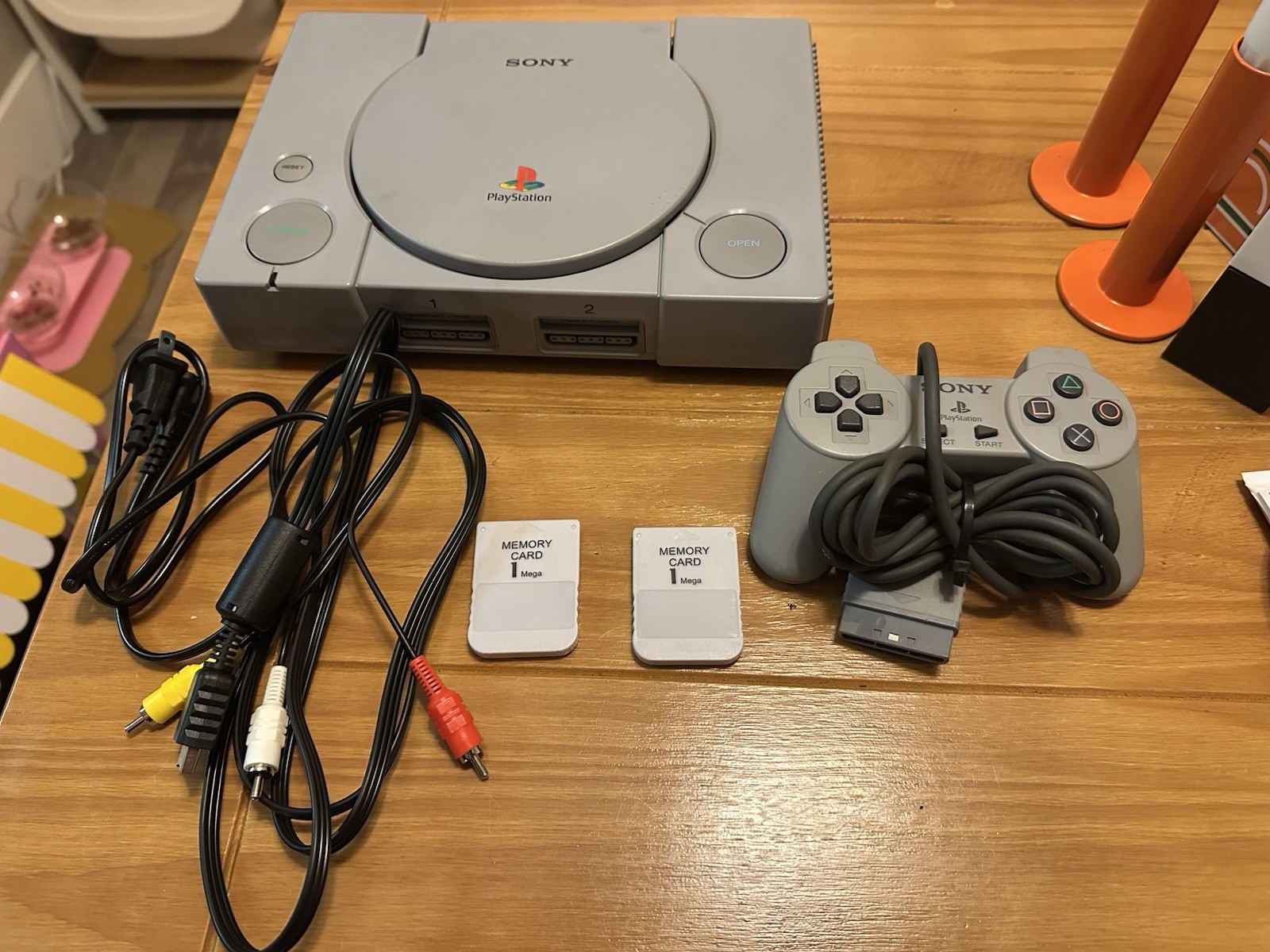 SONY PlayStation PS1 SCPH-5500 Console bundle Japan Import. See description #3