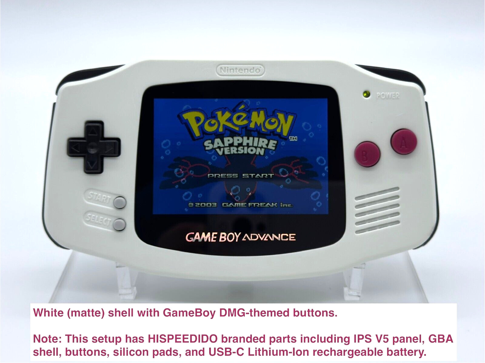 *NEW* FunnyPlaying GameBoy Advance “M2” 3.0 IPS, USB-C battery, Recap, holograph