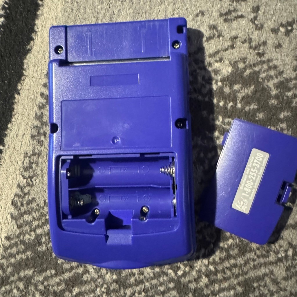 Nintendo Game Boy Color Handheld Console One Size Purple Grape For Parts
