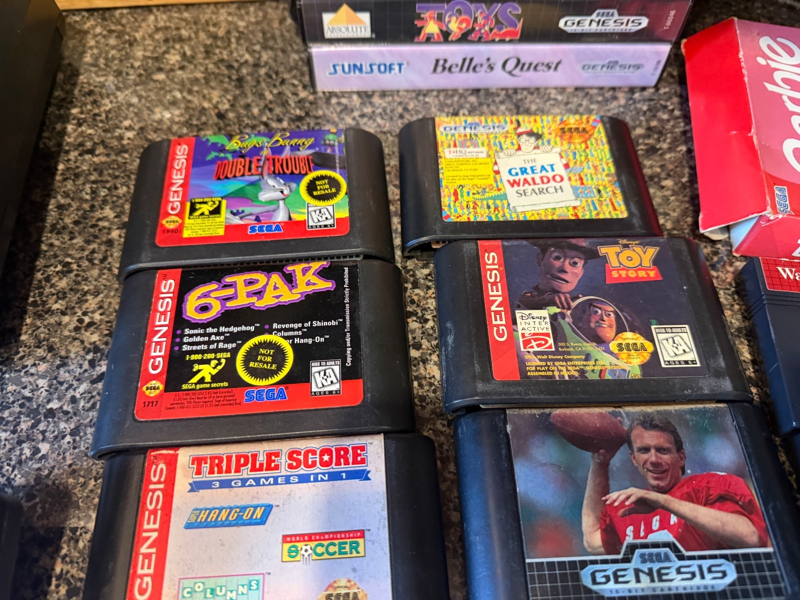 Sega Genesis Model 1 Console Bundle Controller, 15 Games, and Power/Av Cables!