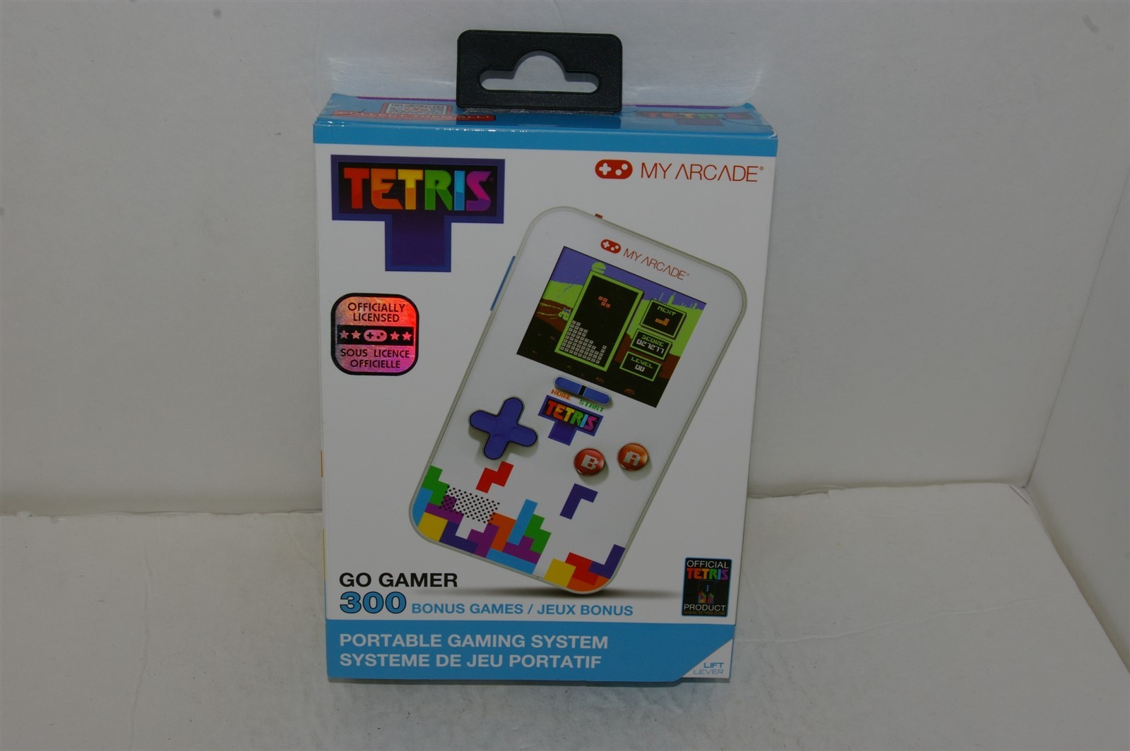 My Arcade Tetris Go Gamer Portable Handheld Gaming System w/300 Bonus Games NEW!