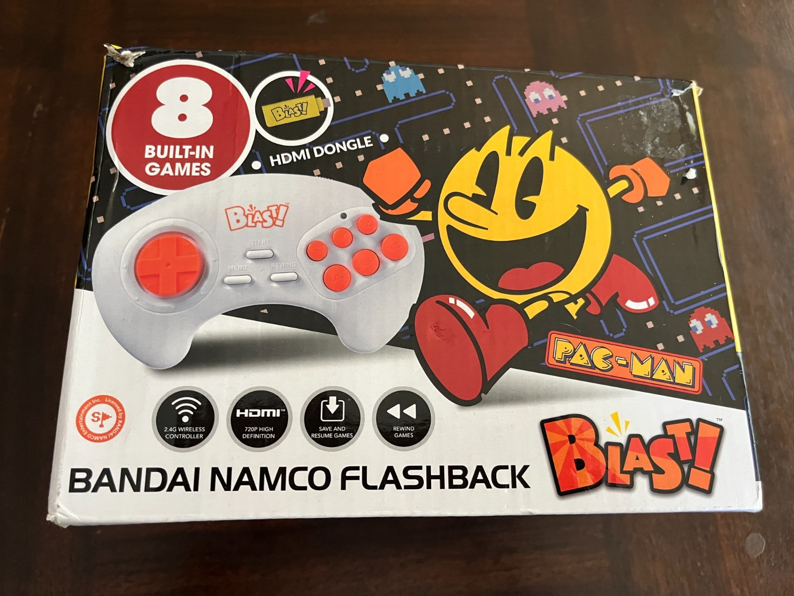 BLAST Bandai Namco Flashback 8 Video Game Console Pac-Man Dig Dug Galaga