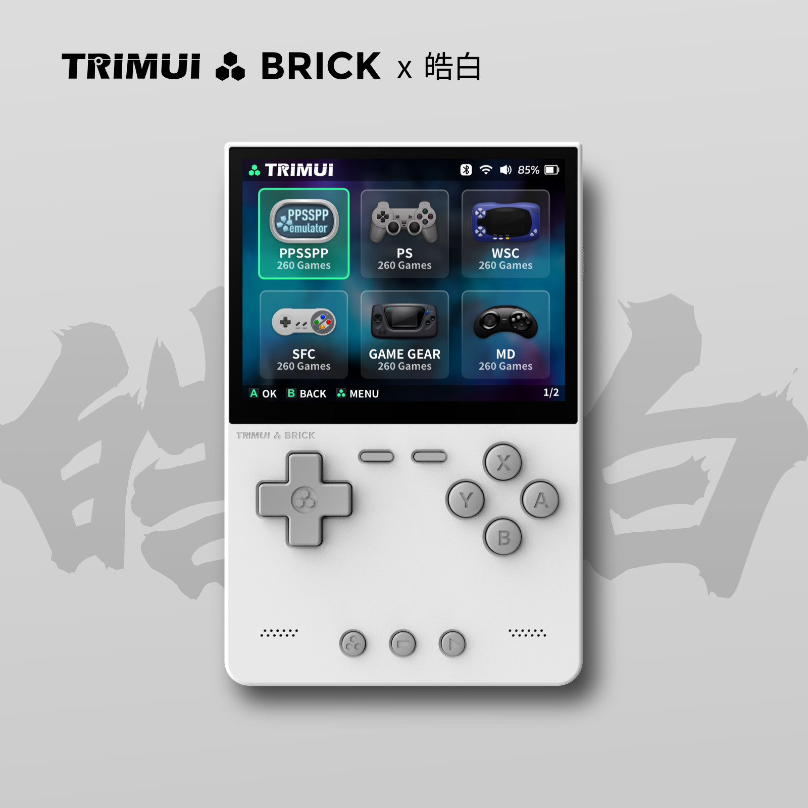 TRIMUI BRICK Vertical-oriented Handheld Device