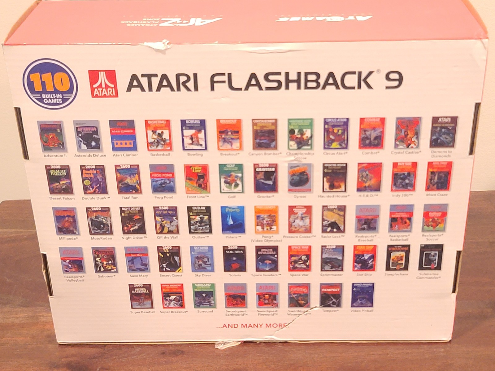 ATARI FLASHBACK 9 110 BUILT-IN GAMES ~ NEW IN BOX