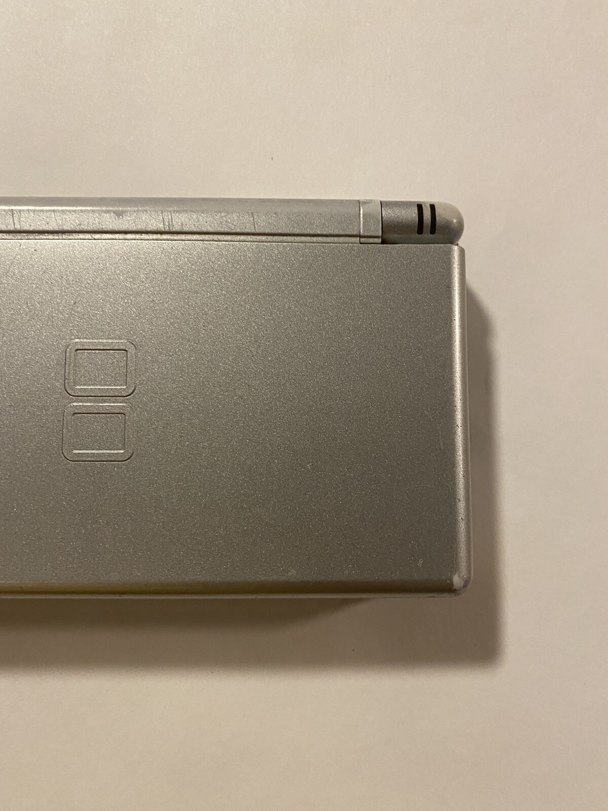 Nintendo DS Lite Launch Edition Silver System “For Parts Or Repair Sold As Is”