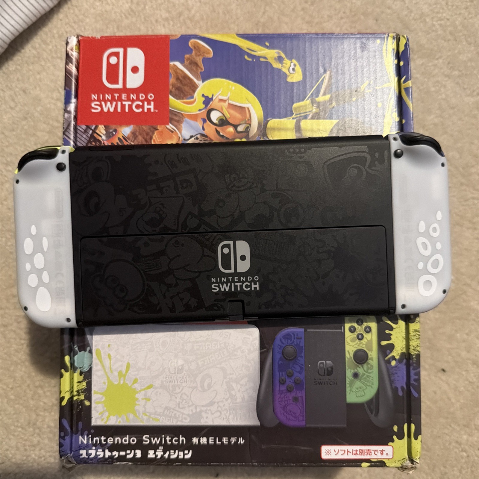 Nintendo Switch OLED Splatoon 3 Limited Edition Beautiful