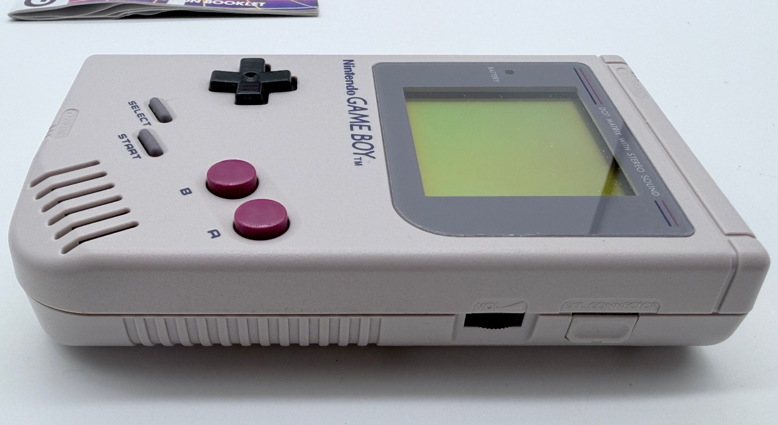 Nintendo Game Boy (DMG-01) Compact Video Game System W/Manual- TESTED & WORKS