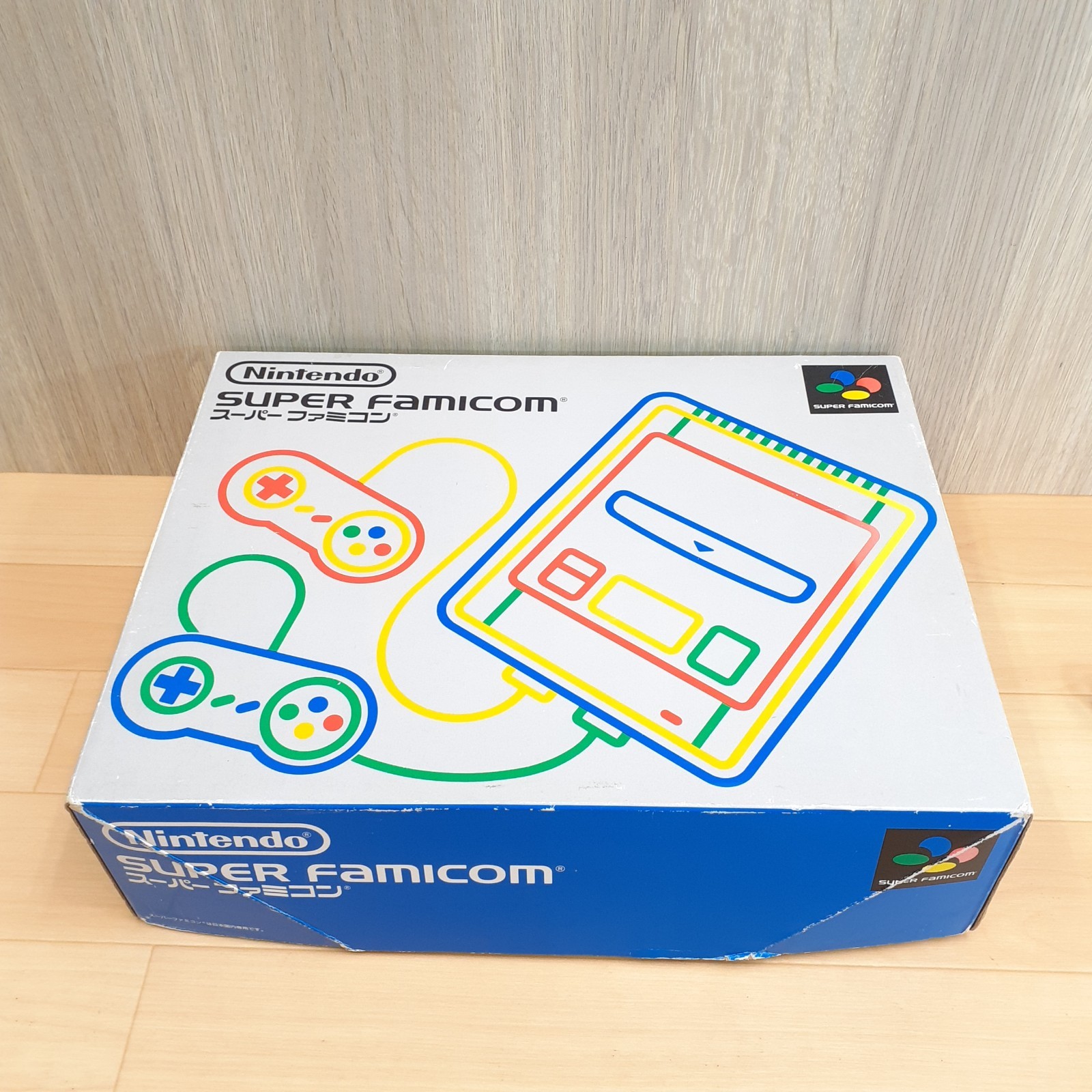 Nintendo Super Famicom Console boxed with Final Fantasy CIB S/N MATCH Japan SNES