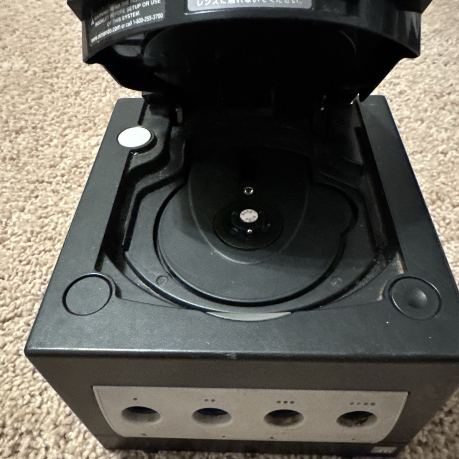 Nintendo GameCube Black Console DOL-001(USA) Console Only Untested