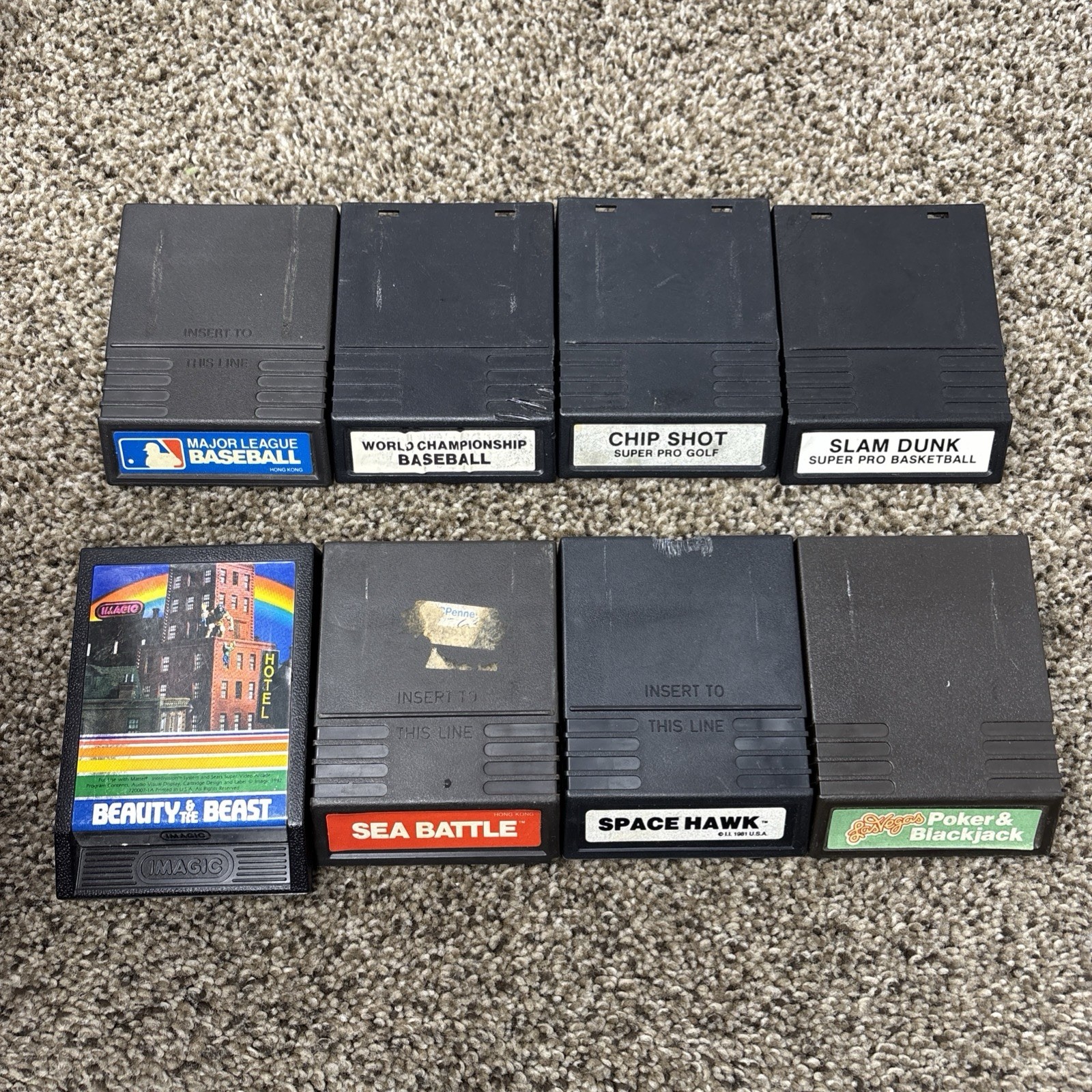 Mattel Intellivision II Console Bundle With Games And Cables Tested