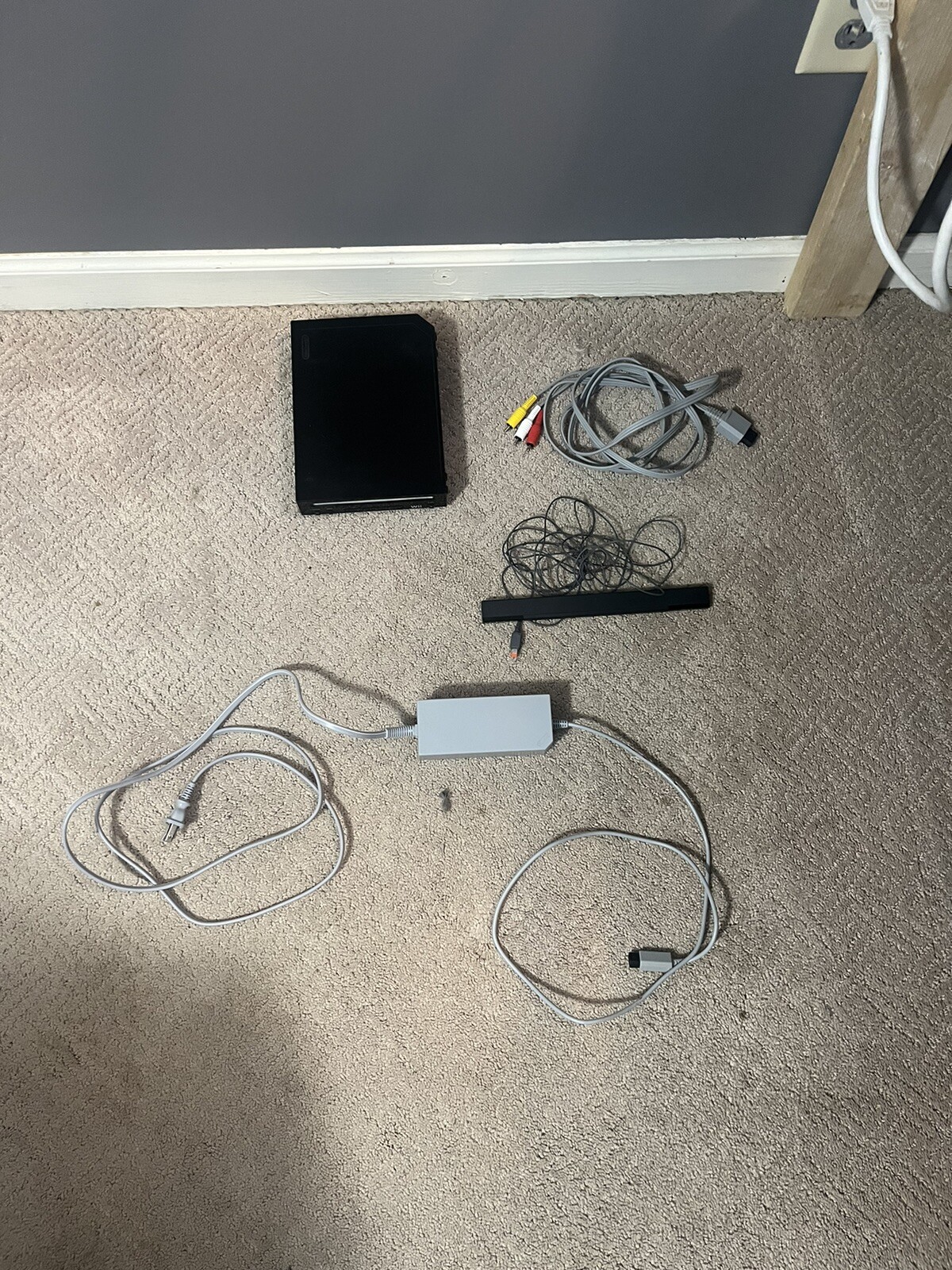 Nintendo Wii Holiday Bundle Black Console
