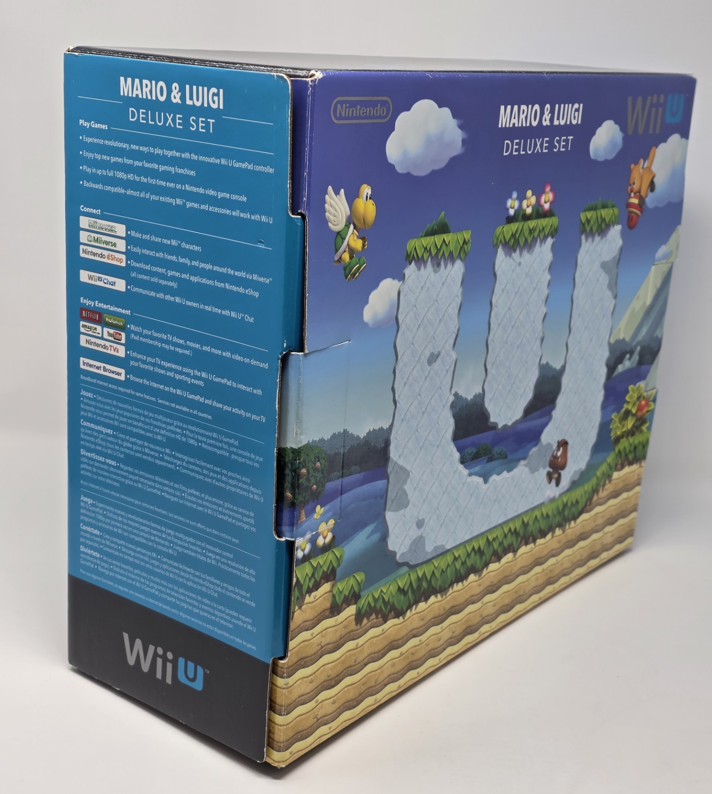 💥 Nintendo Wii U Mario & Luigi Bros Deluxe Set 32GB Console Box System US STOC