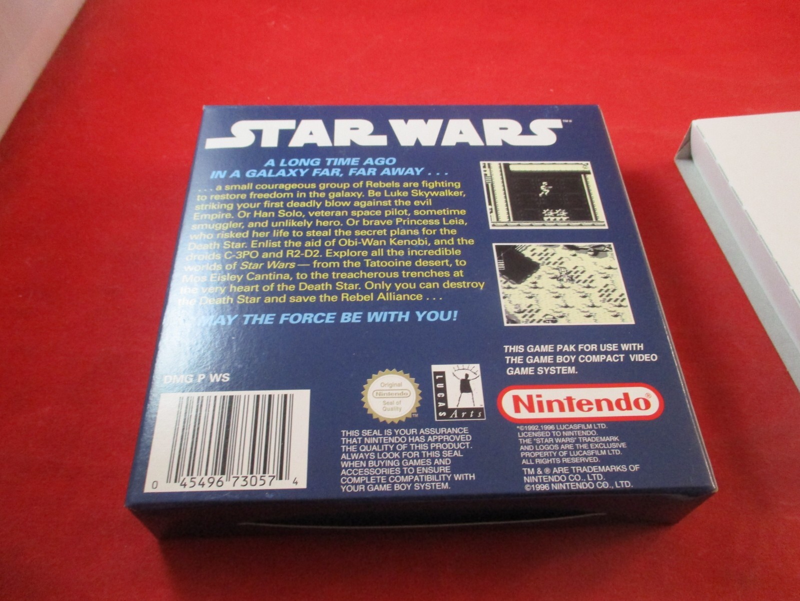 Nintendo Game Boy Pocket Console System Star Wars Adventure Game Pack Bundle Box