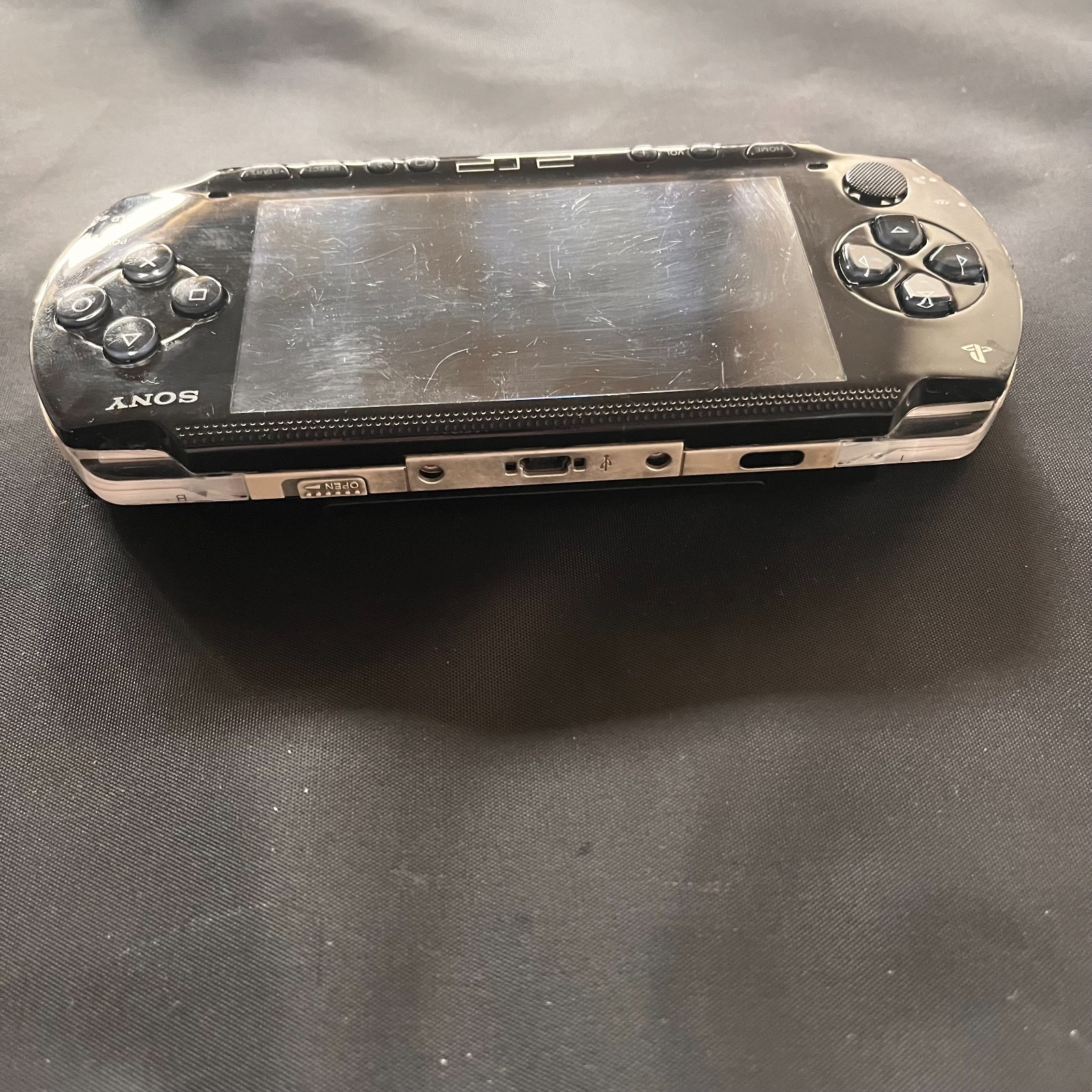 SONY PSP-1000 Black Console Only – Tested & Working – RANK-C