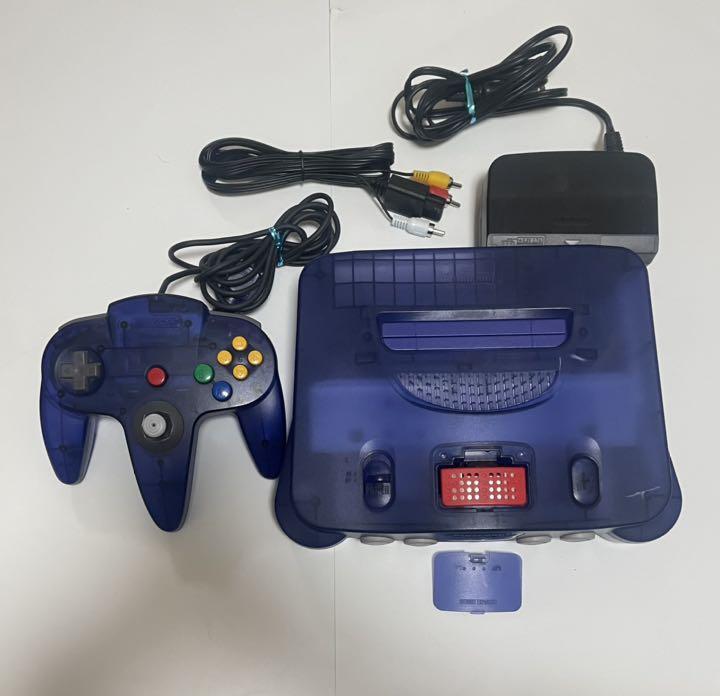 Nintendo 64 MIDNIGHT BLUE Console System N64 Japan import 1999