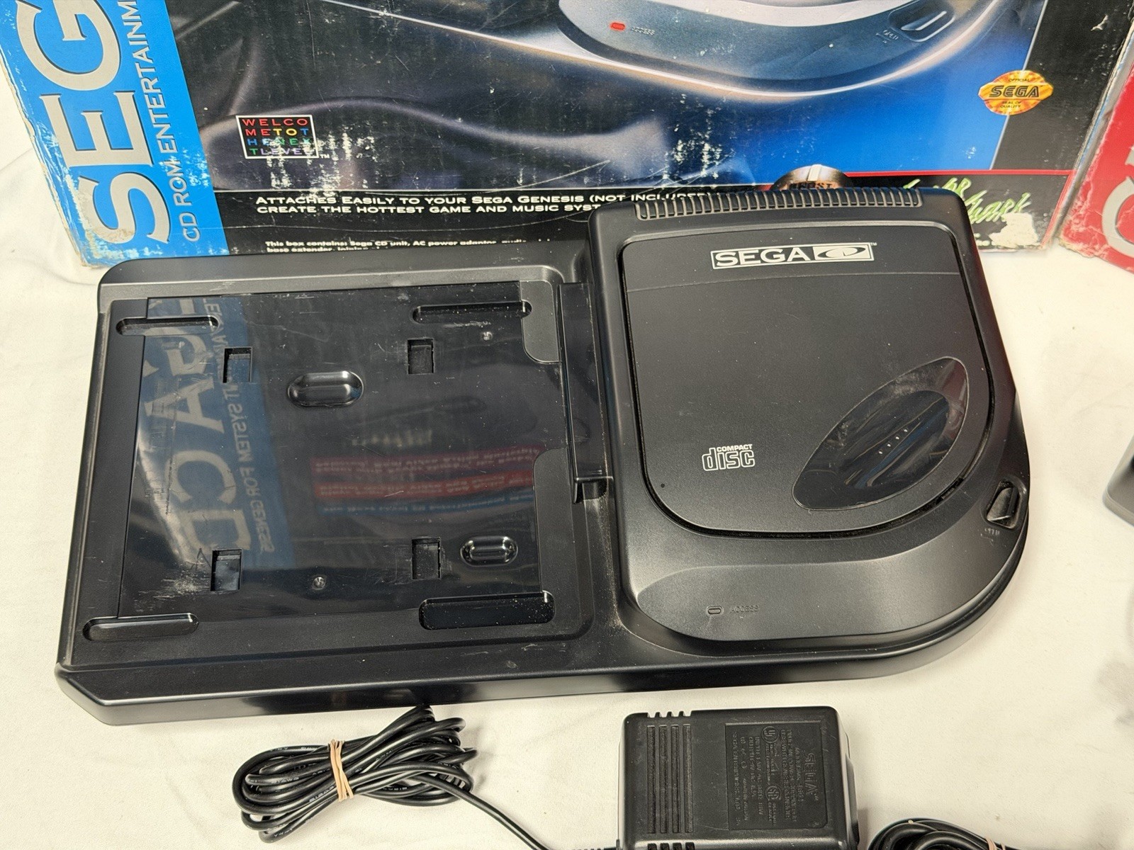 Sega CD Model 2 II Console Genesis Bundle Consoles w Controller & Boxes