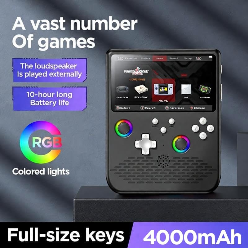 Retro Handheld Games Console, Retro Gaming Console with 5.0 inch IPS HD Scree…
