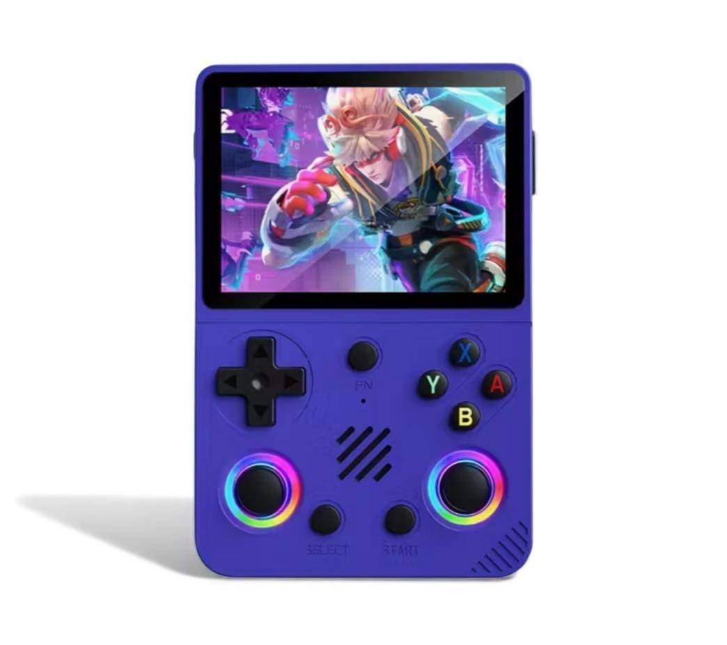 NEW-2025 Retro Handheld Game Console, 30+ Emulator 20,000 + VIDEO GAMES -PURPLE