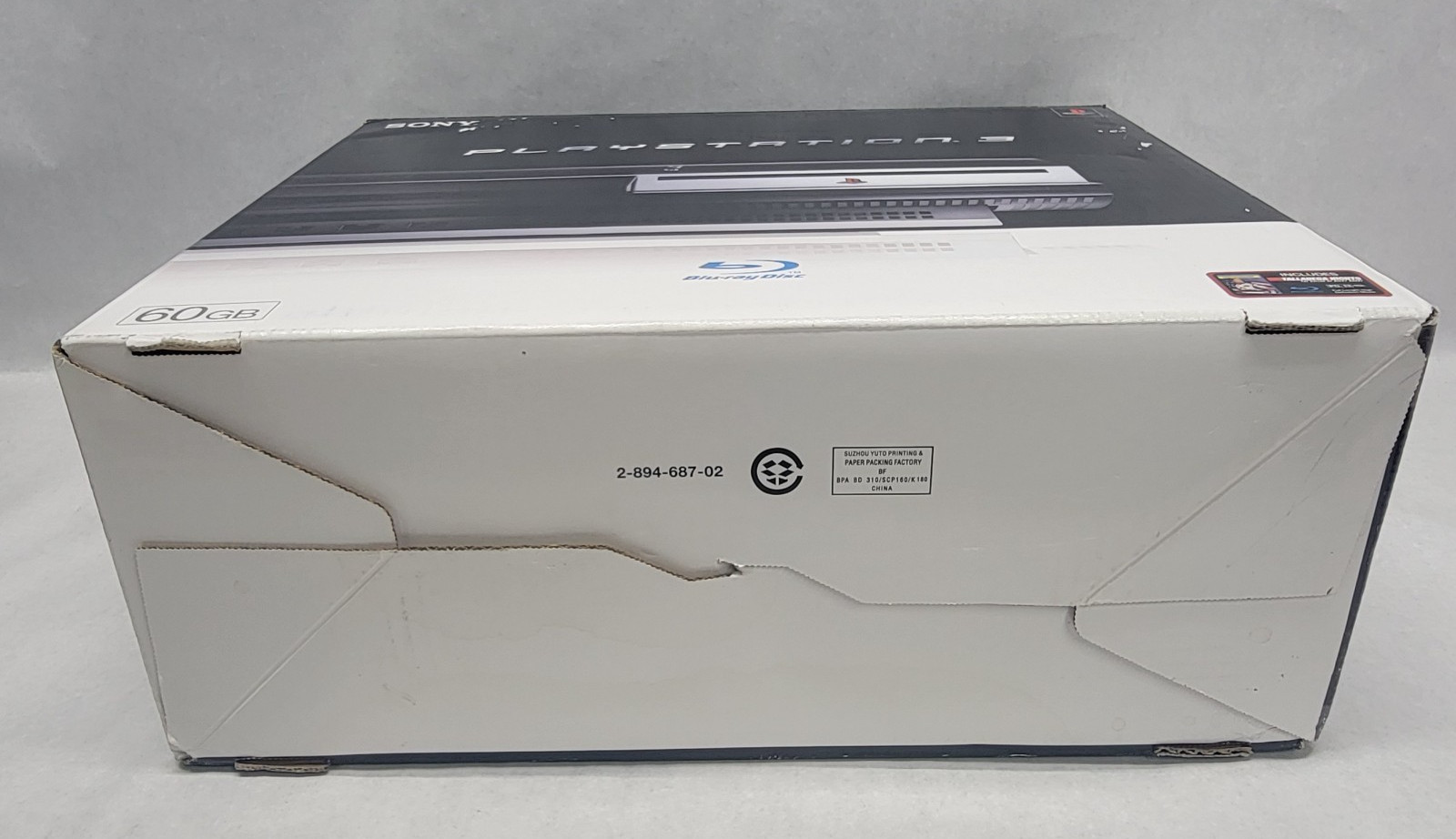 PS3 Fat CECHA01 60GB Backwards Compatible BOX, PACKING & CARDBOARD INSERTS ONLY
