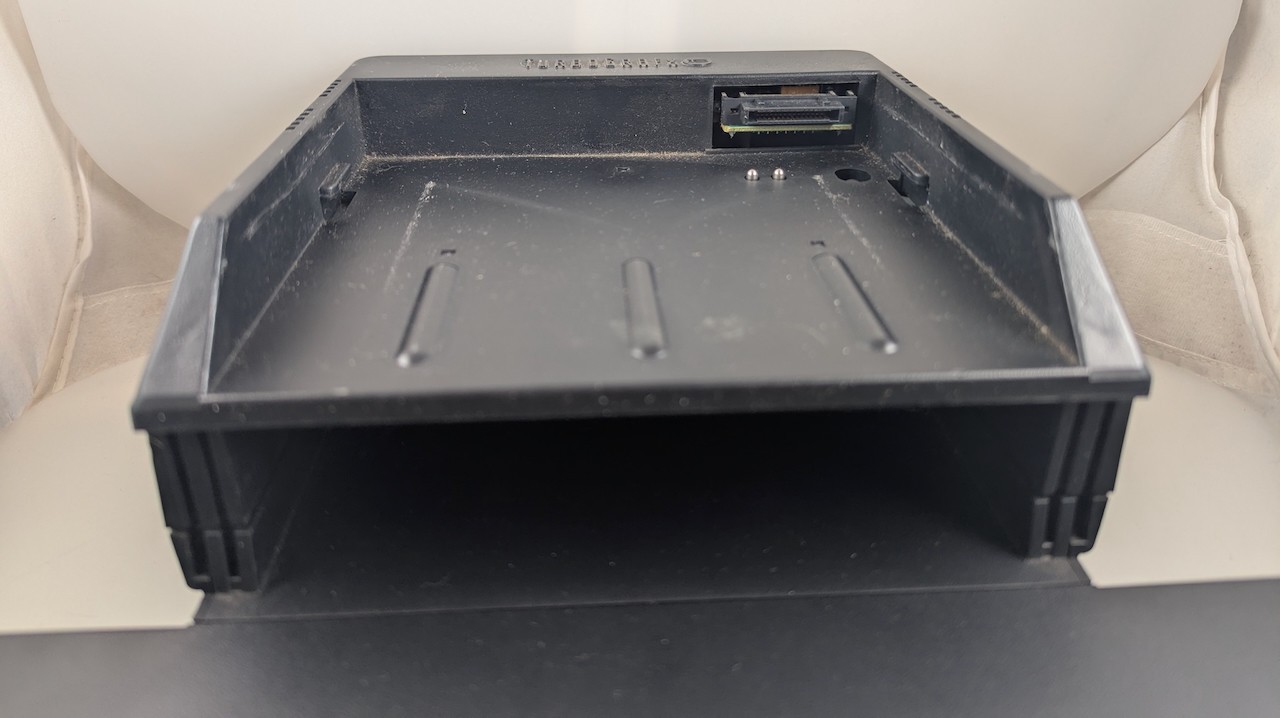 NEC TurboGrafx CD + Docking Bay Base FOR PARTS OR REPAIR