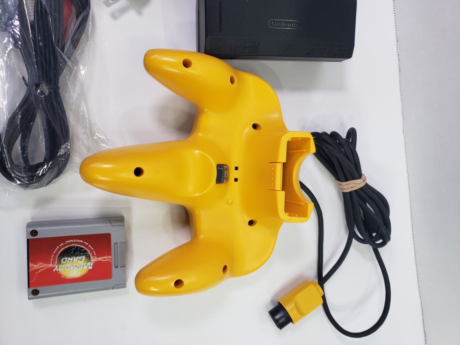 Custom Nintendo 64 Console Yellow And Blue With Expansion Pack Bundle