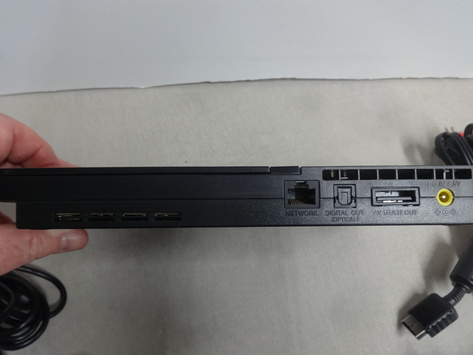 OEM Sony PS2 SLIM Video Game System Console Bundle Set Playstation-2 SCPH-77001