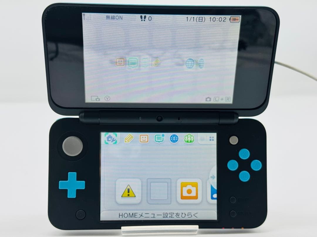 Good Condition Functionality Confirmed New Nintendo 2DS LL Black x Turquoise