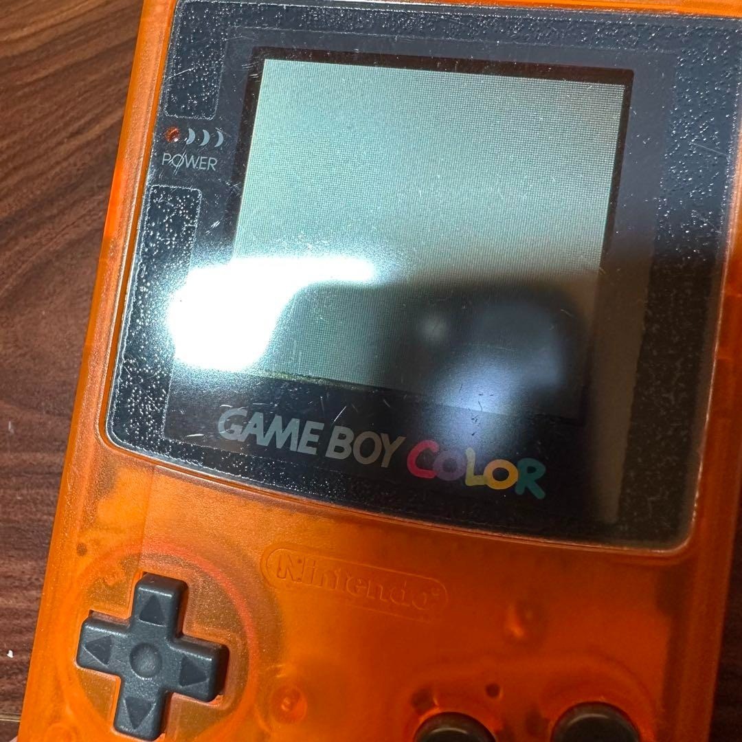 Game Boy Color Clear Orange & Clear Black Console IGamtem Number 4572