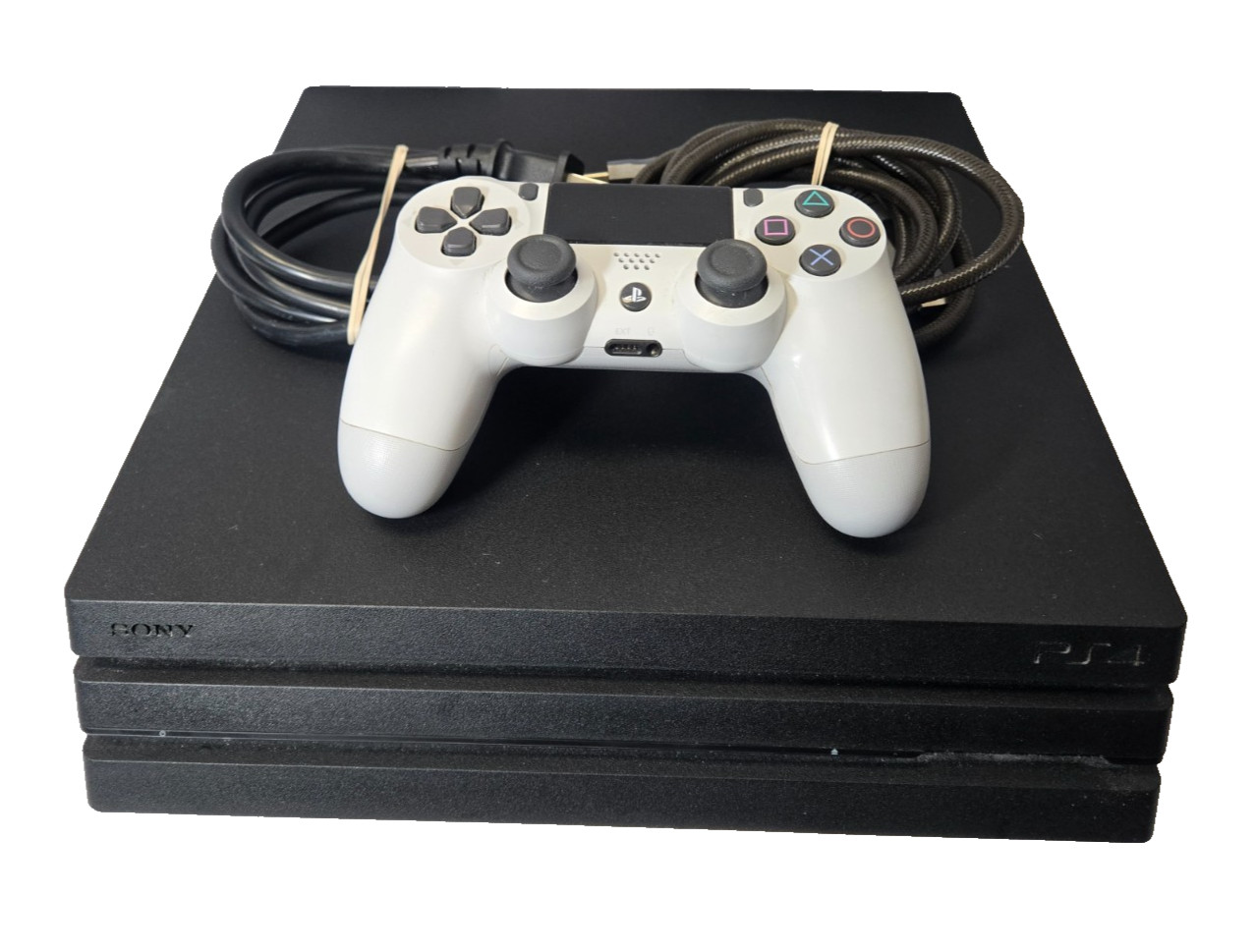 Sony PlayStation 4 Pro 1TB Console – Model: CUH-7015B – w/Wireless Controller