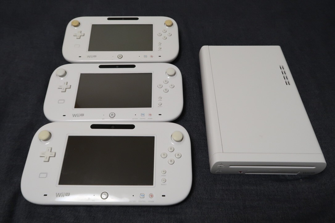 Nintendo WiiU　Junk　Console & Gamepad 　For repairs and parts removal　NTSC-J［C-42］