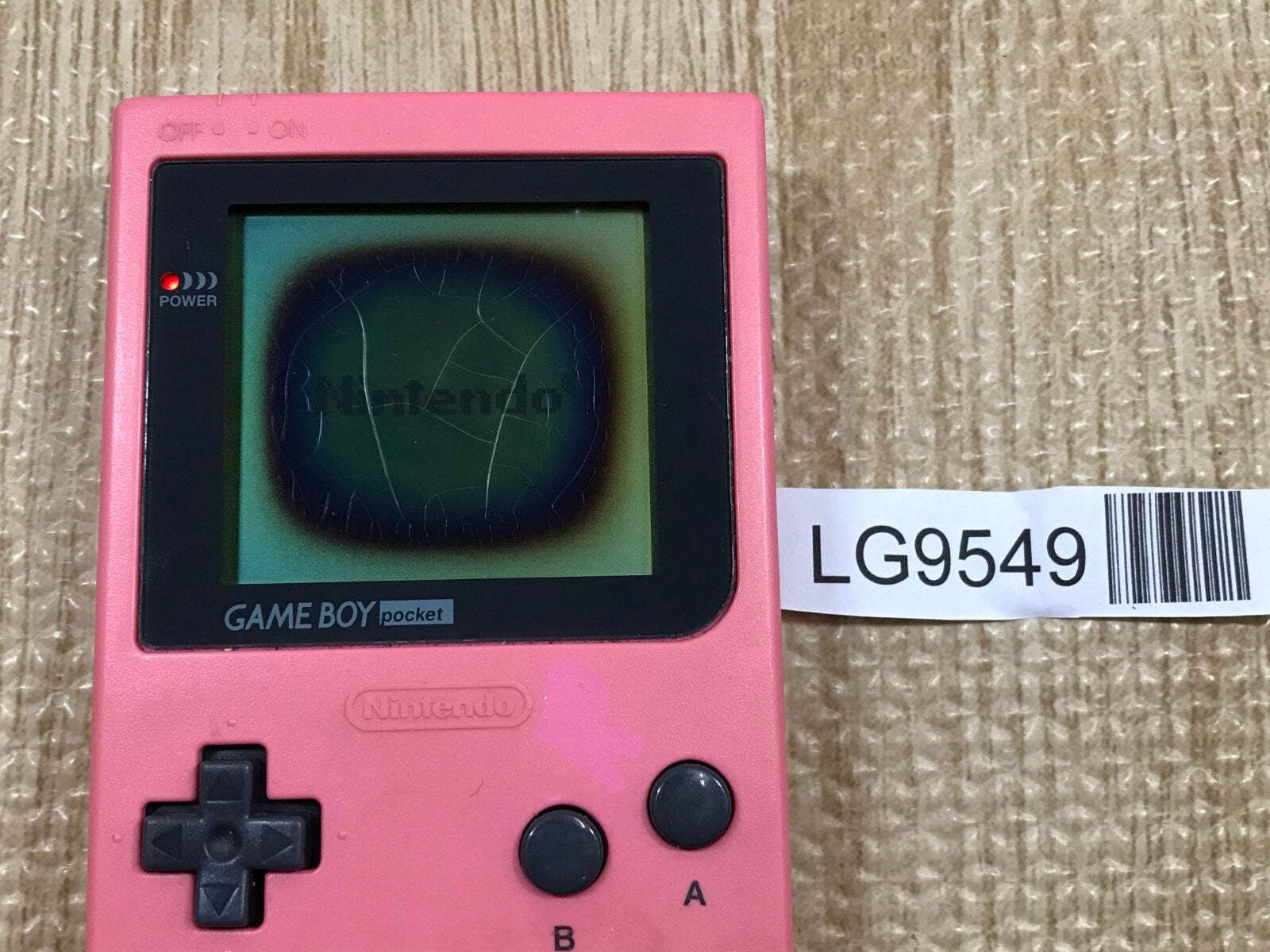 GameBoy Pocket Pink Console Nintendo Japan – With Defects LG9549