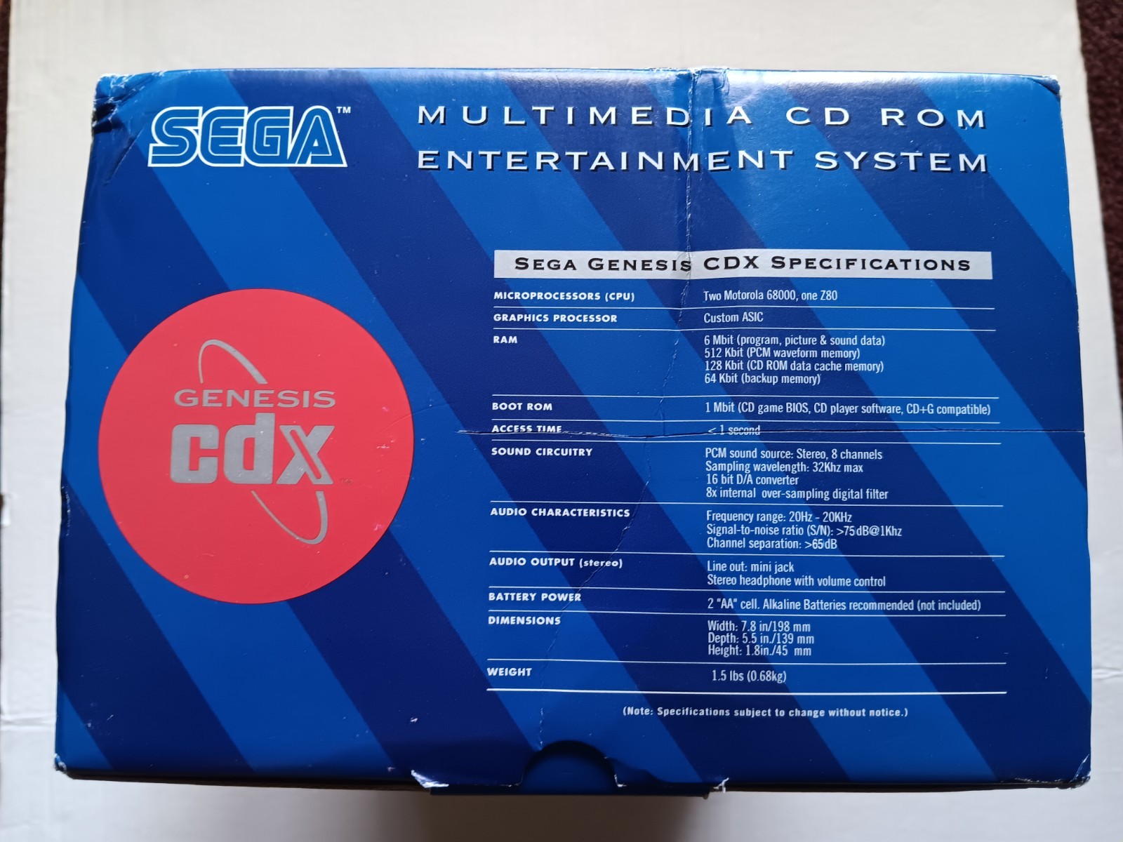 Sega genesis CDX lot, CDX console, 32X, games.