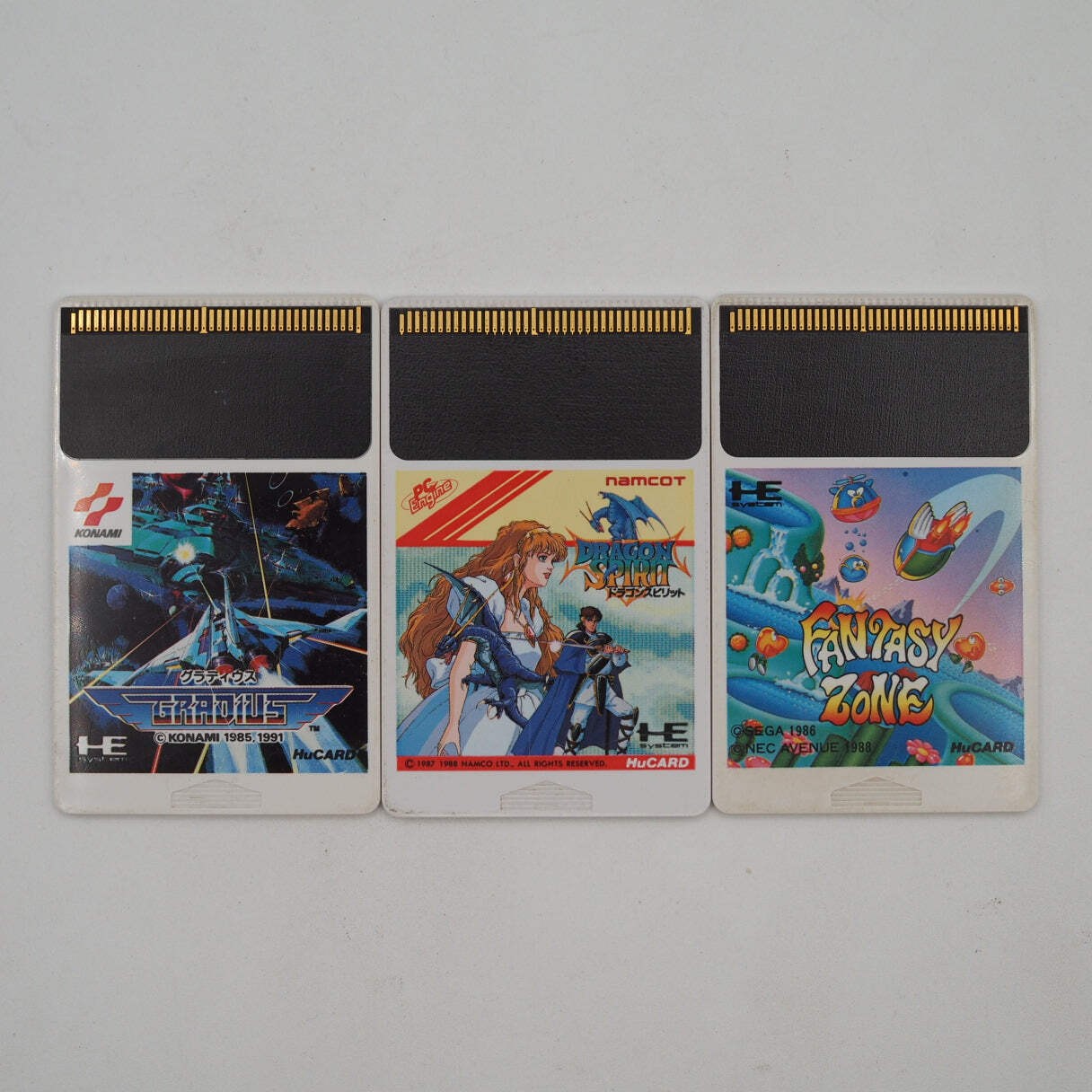 NEC PC Engine PI-TG001 Console w/ Gradius, Dragon Spirit & Fantasy Zone Tested