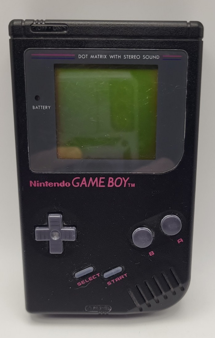 Nintendo Game Boy Original DMG‑01 Lot – Tested – Case + DMG‑07 + F‑1 Race + MKII