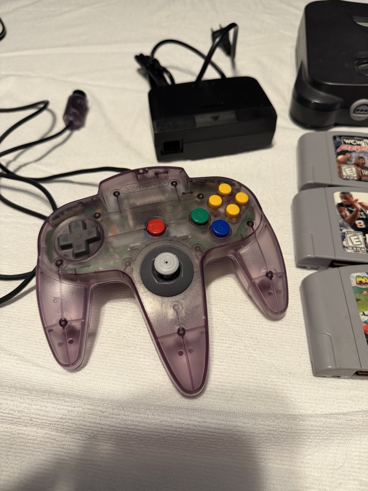 Nintendo 64 Bundle With 2 Controllers And 7 Games All Tested And Working